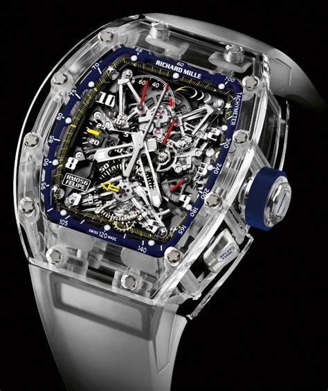 richard mille cristal|richard mille sapphire watch.